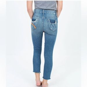 Mother high waisted looker ankle chew - learning to hula